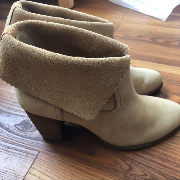 Authentic Ugg suede leather heeled boots size 8.5 - Picture 5 of 5